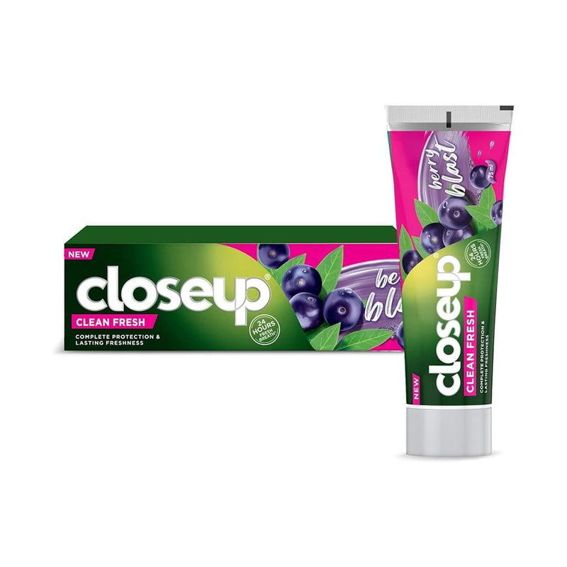 Closeup Berry Fresh Whitening Toothpaste, Cavity Protection, 75ml