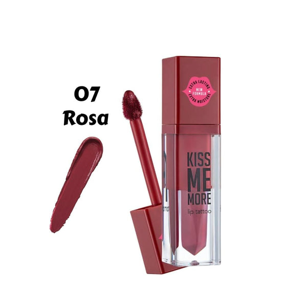 Flormar Kiss Me More Matte Liquid Lipstick 07 Rosa Long-Lasting
