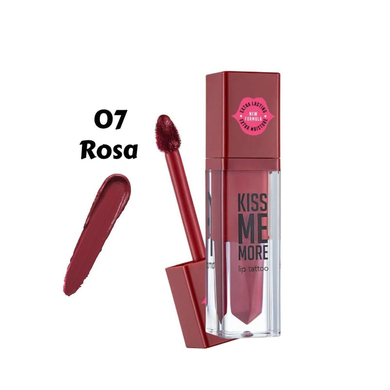 Flormar Kiss Me More Matte Liquid Lipstick 07 Rosa Long-Lasting