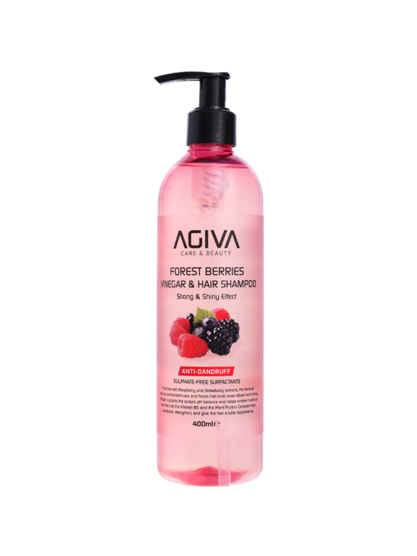 Vinegar Shampoo for Dandruff Anti-Dandruff Cranberry Vinegar Agiva 400ml