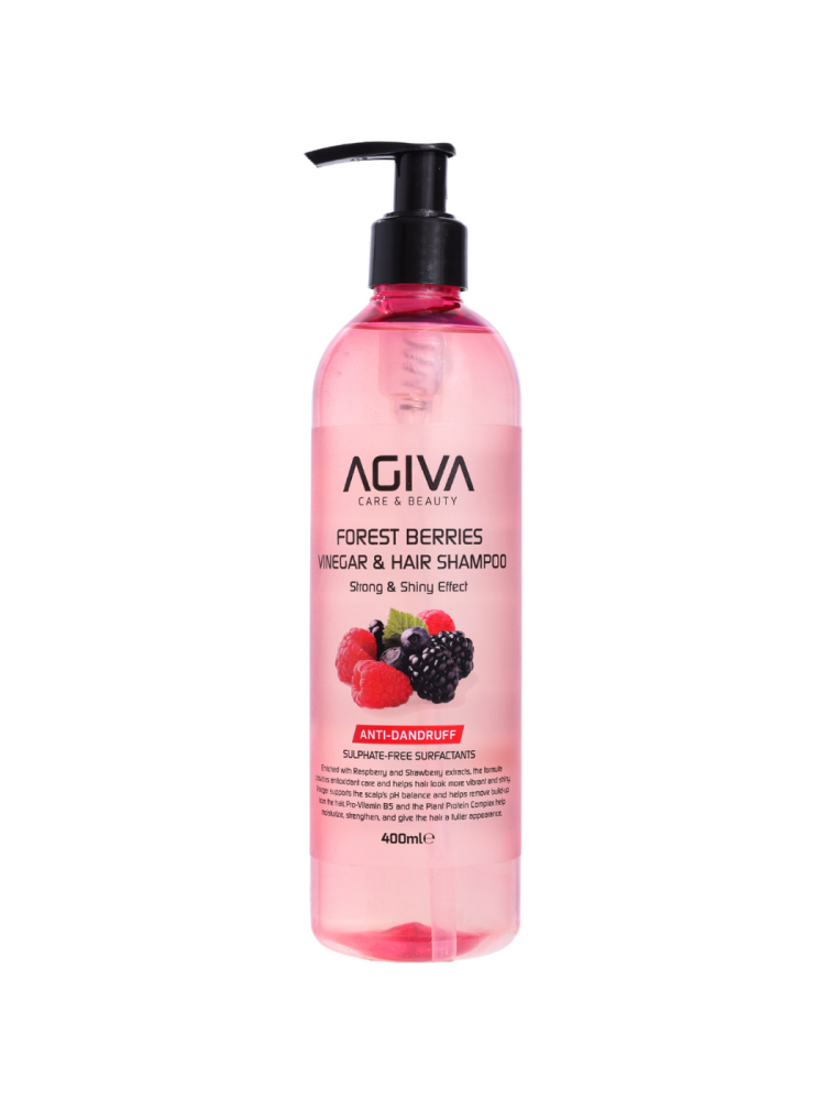 Vinegar Shampoo for Dandruff Anti-Dandruff Cranberry Vinegar Agiva 400ml