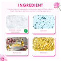 Saboo Rose Scented Bath Bubble Powder with Jojoba Oil and Vitamin E - 200g