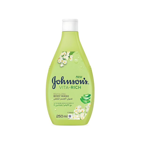 Johnson's Vita-Rich Body Wash with Vitamin E and Aloe Vera 250ml
