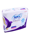 Sofy Antibacterial Thick Sanitary Pads with Wings - Large, 52 Count