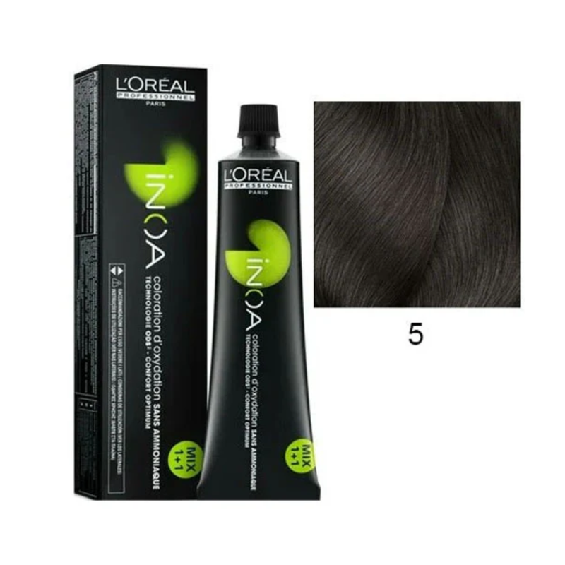 L'Oreal Paris Ammonia-Free Permanent Hair Color Light Brown 5 60g