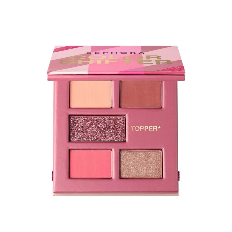 Sephora Color Shifter Pink Dimension Eyeshadow Palette Shimmer Topcoat
