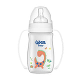 Wee Baby Classic Plus Baby Bottle Wide Neck with Handle for Baby Feeding 250ml