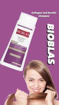 Bioblas Anti-Hair Loss Herbal Shampoo with Collagen & Keratin - 400ml