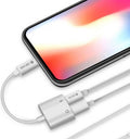 Devia 2-in-1 Lightning Adapter Splitter for Dual Charging and Audio