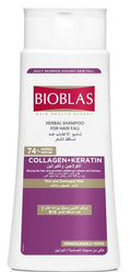Shampoo For Thin And Damaged Hair Herbal Collagen Keratin Bioblas 400ml