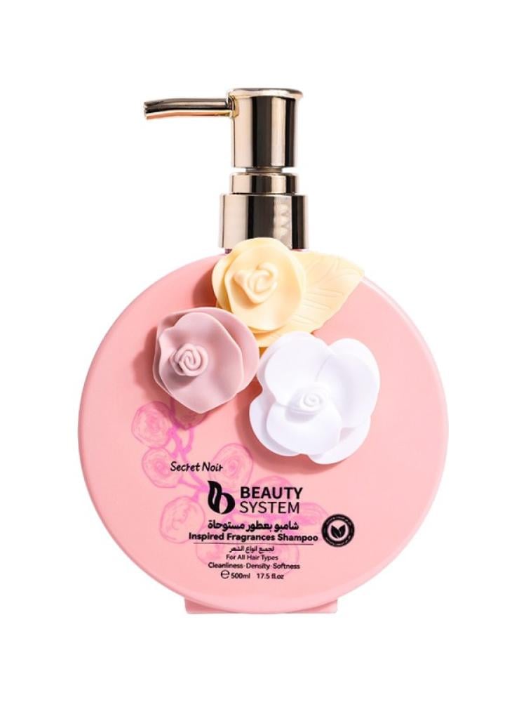 Shampoo for All Hair Types Gentle Cleansing Secret Noir Beauty System 500ml