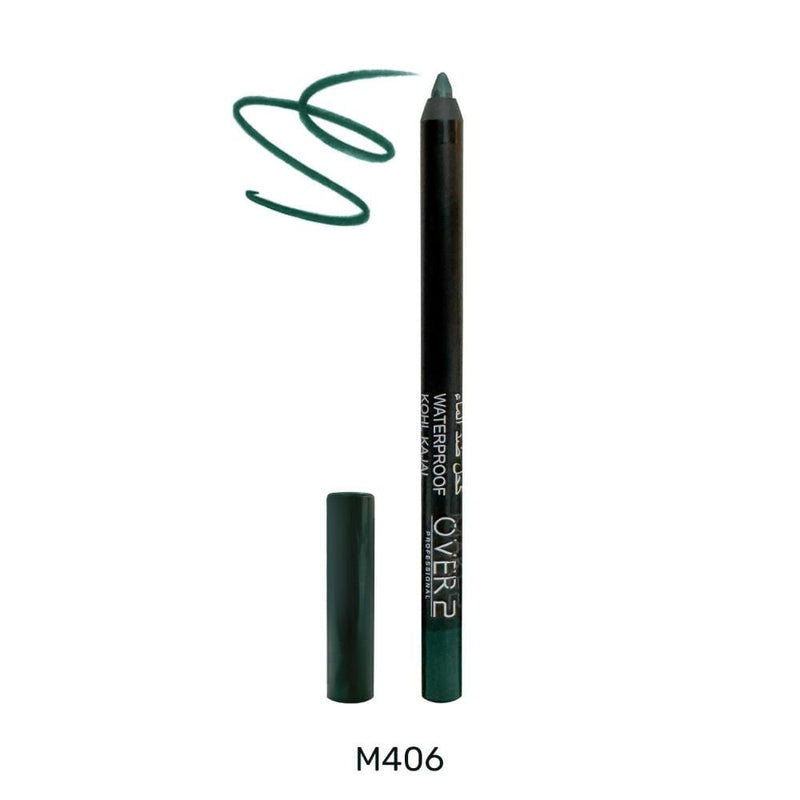Kohl Kajal Pencil Waterproof Forest Green Long-Wear Make Over22 1.2g