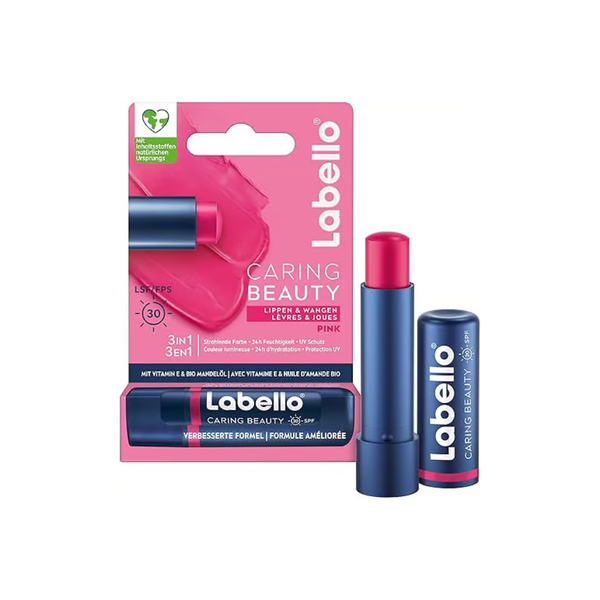 Labello Tinted Lip and Cheek Balm SPF 30 Pink Moisturizing