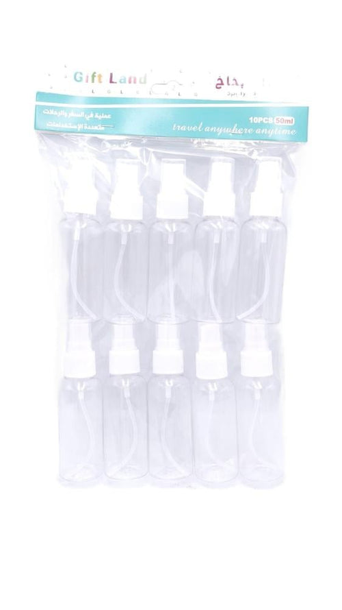 Spray Bottle 50ml Clear Multi-Purpose Plastic