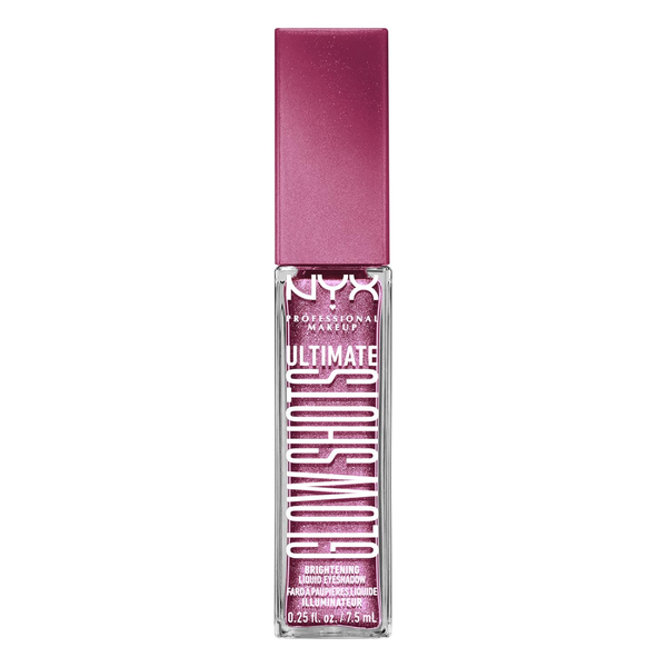nyx liquid eyeshadow Ultimate Glow Shots Plum Player Shimmer Finish 10ml