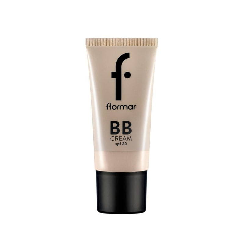 Flormar BB Cream Foundation SPF 20, 01 Fire, Natural Finish