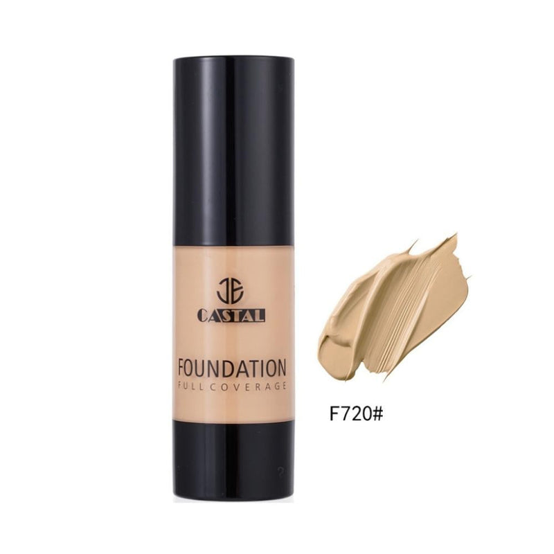 Castal Full Coverage Foundation Cream, Shade 720, Matte Finish, Long-Lasting