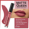 Note Matte Queen Liquid Lipstick 07 Proud Pink, Long-Lasting Matte