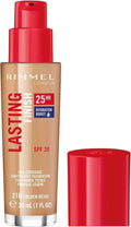 Full Coverage Foundation Golden Beige 210 Lasting Finish Rimmel 30ml