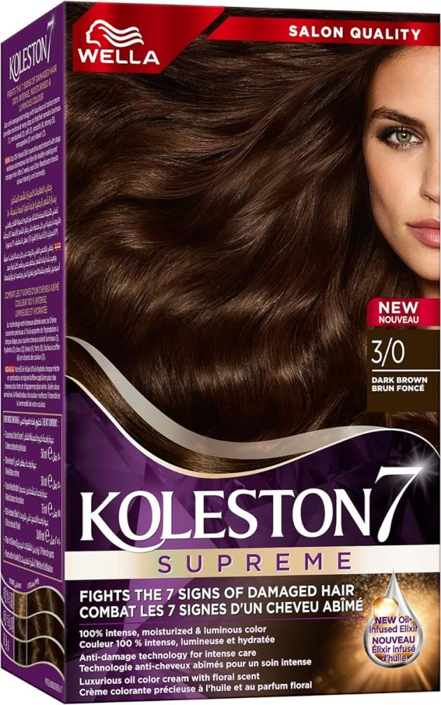 Best Box Highlighting Kit For Dark Hair Dark Brown 3/0 Koleston 1 Piece