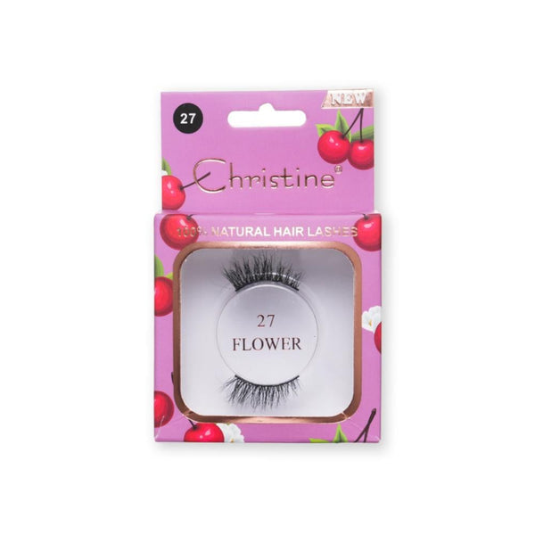 Christine Natural Hair Eyelashes No. 27 Flower