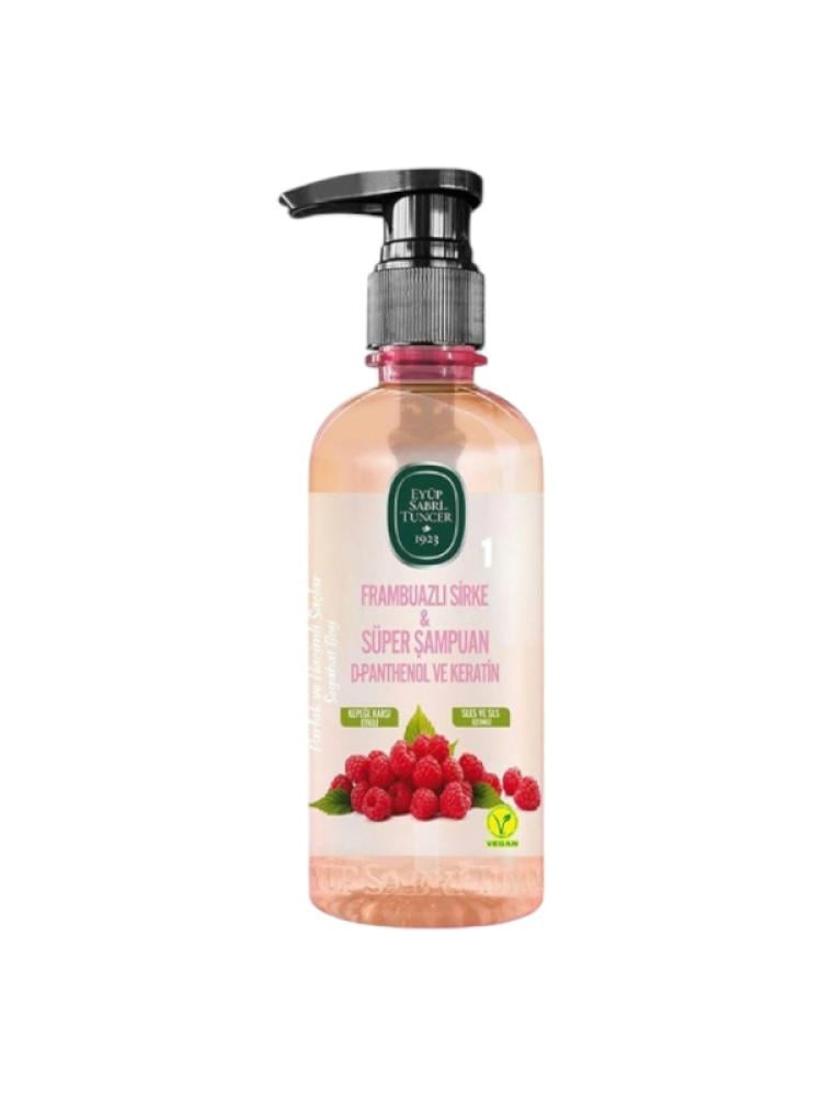 Eyup Sabri Tuncer Raspberry Vinegar Shampoo with Panthenol & Keratin - 100ml