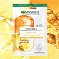 Vitamin C and Pineapple Brightening Sheet Mask for Radiant Skin - Garnier 15g