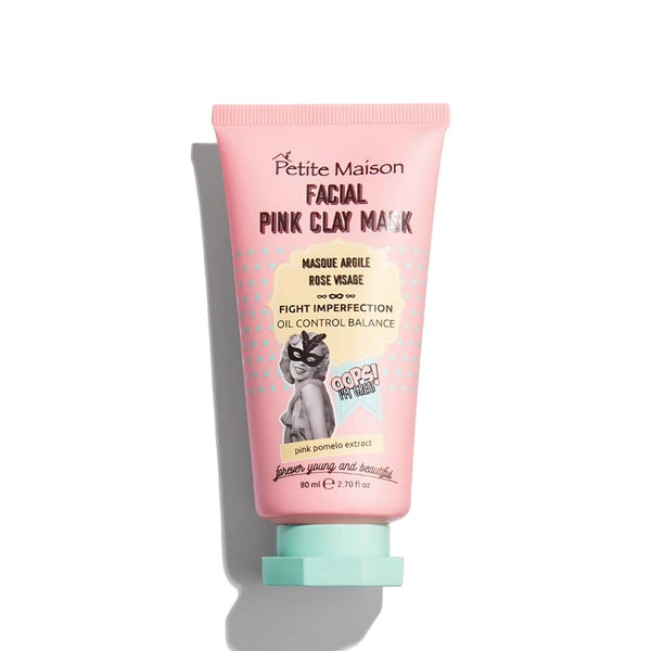 Petite Maison Pink Clay Face Mask Oil-Free Pore Minimizing 80ml