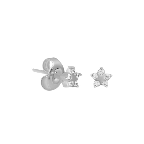 Navarro Children's Silver Hoop Earrings, Hypoallergenic