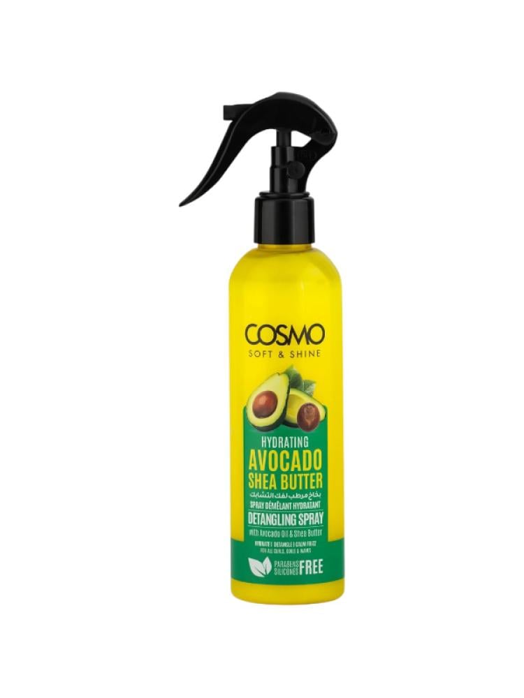 Cosmo Soft & Shine Hydrating Detangling Spray with Avocado & Shea Butter - 250ml