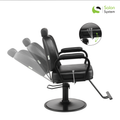 Salon System Women's Haircut & Makeup Chair - Black B68762