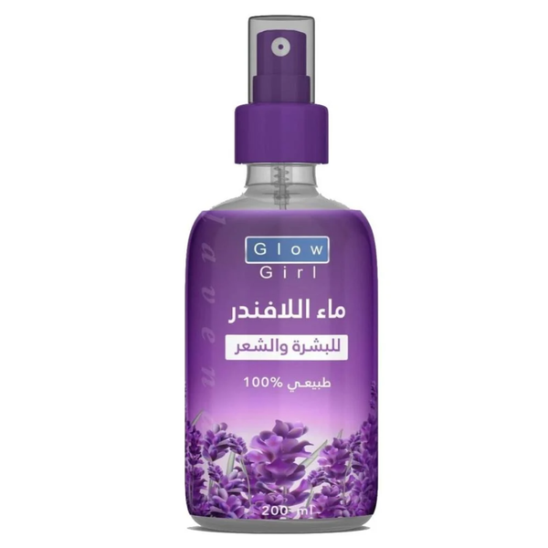 Lavender Rose Water Spray Hydrating Skin And Hair Mist Glow Girl 200ml