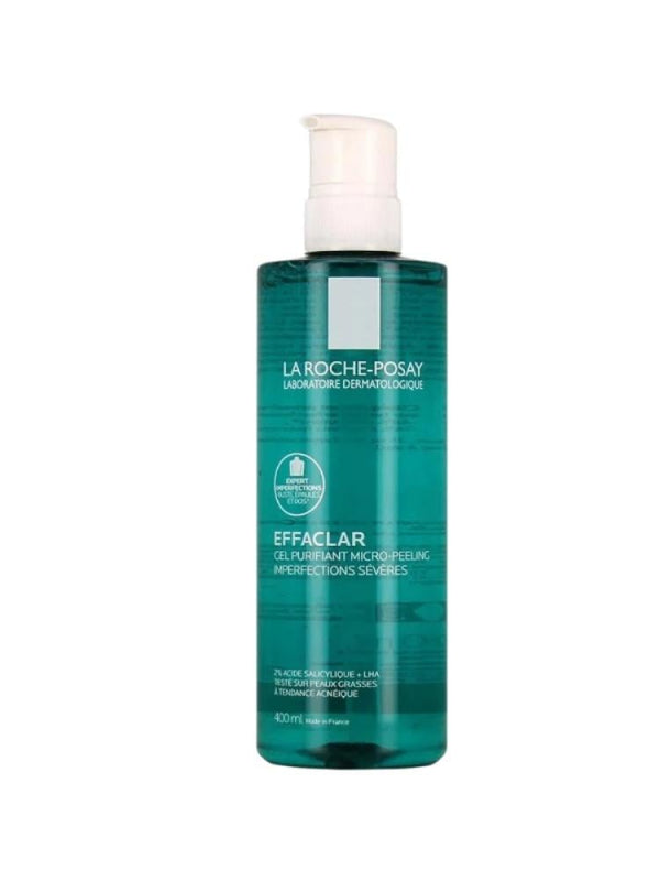 La Roche-Posay Effaclar Micro-Peeling Purifying Gel Cleanser for Oily Skin - 400ml