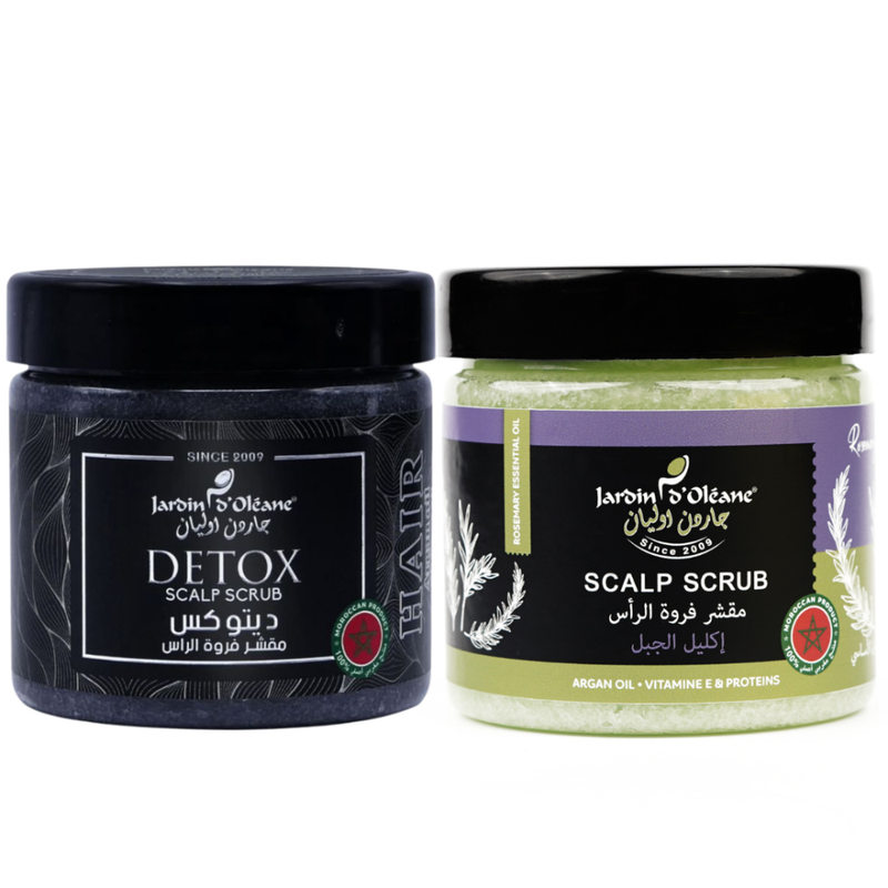 Garden Olean Detox and Rosemary Scalp Scrub Set - 2 x 250g