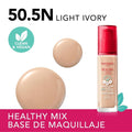 Bourjois Healthy Mix Foundation, Medium Coverage, Vitamin C, 50.5N Light Ivory