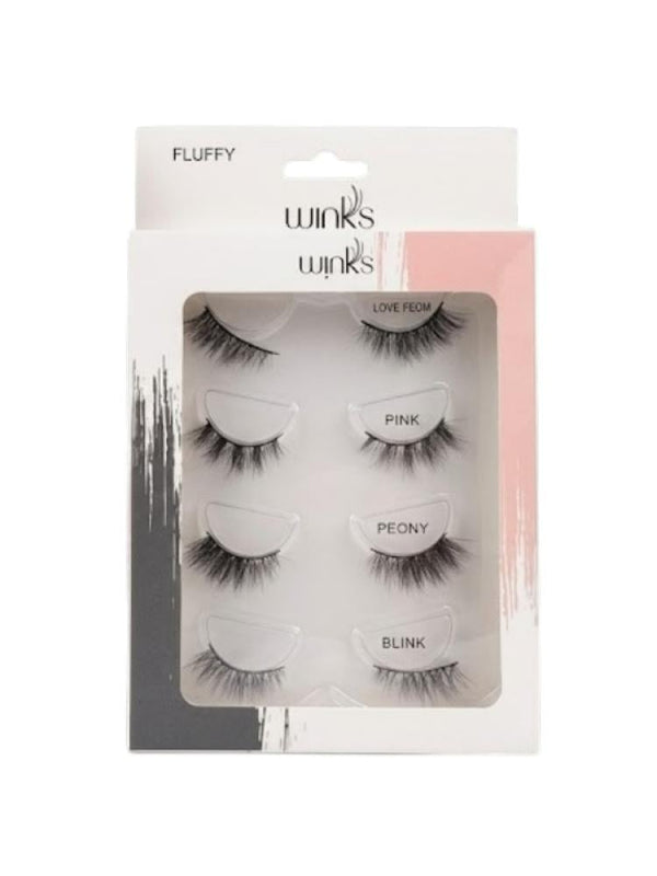 False Eyelashes Sale Fluffy Natural Volume Winx Lashes 5 Pair Set
