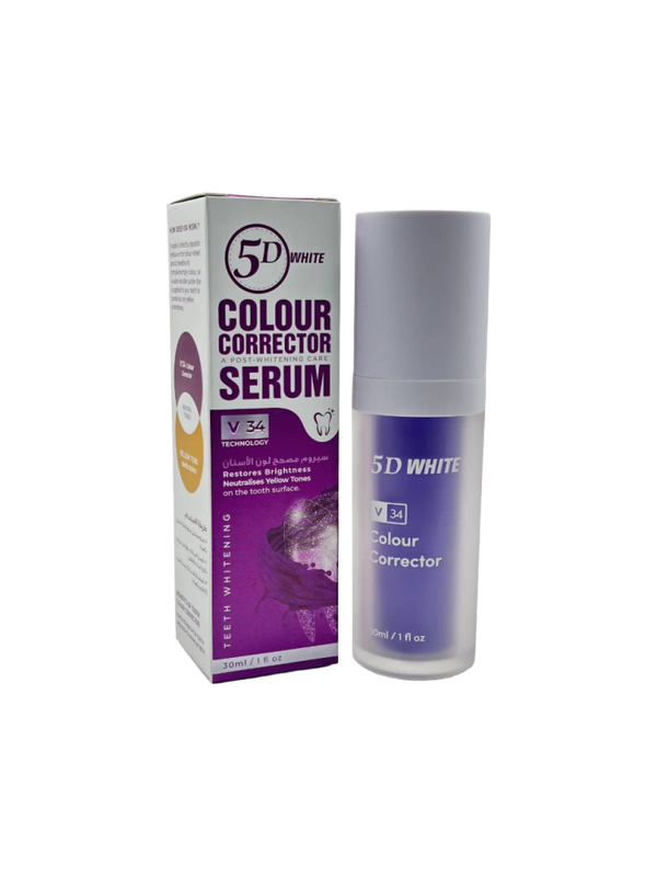 Best Teeth Whitening Serum Colour Corrector V34 Enamel Safe 5D WHITE 30ml