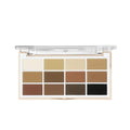 Katia Eyeshadow Palette, 12 Matte Shades, Warm Earthy Tones