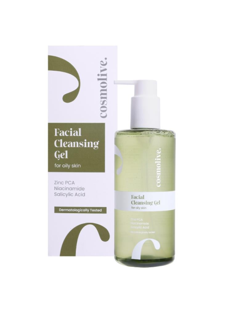 Best Facial Cleansing Gel Niacinamide Salicylic Acid Cosmolive 300ml