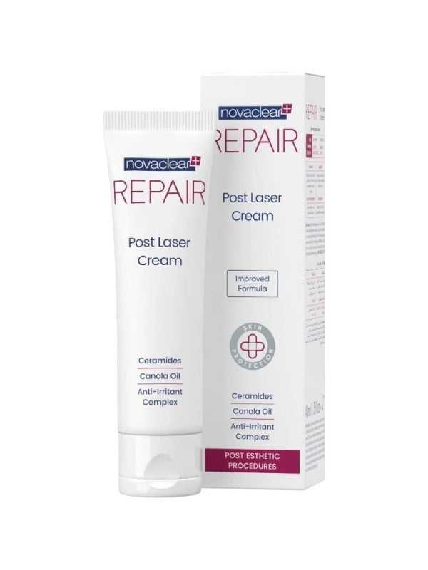 Repair Post Laser Cream Soothing Face Moisturiser Novaclear 40ml