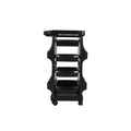 Salon System 4-Drawer Shop Trolley Black W-X126