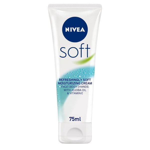 Moisturising Cream Nivea Soft Hydrating Glycerin Vitamin E 75ml