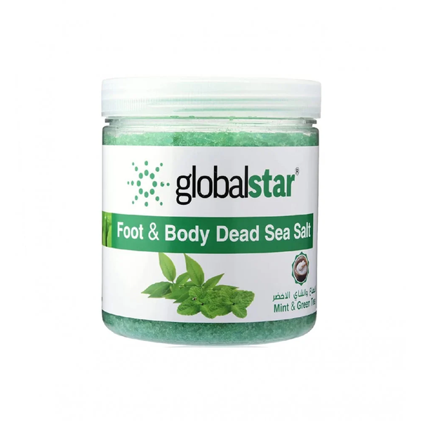 Globalstar Dead Sea Body and Foot Scrub with Mint and Green Tea, 1kg