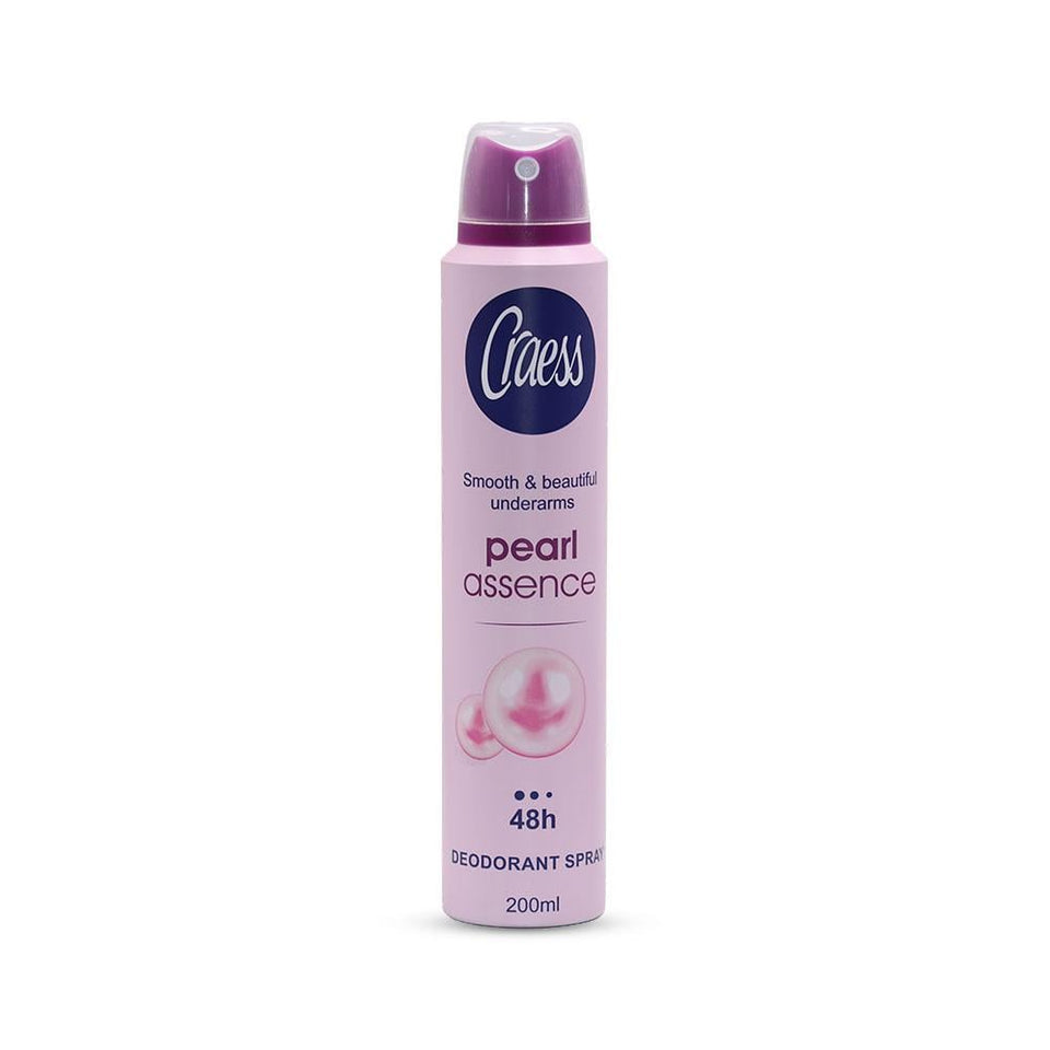 Craess Pearl Essence Deodorant Spray 48 Hour Protection 200ml