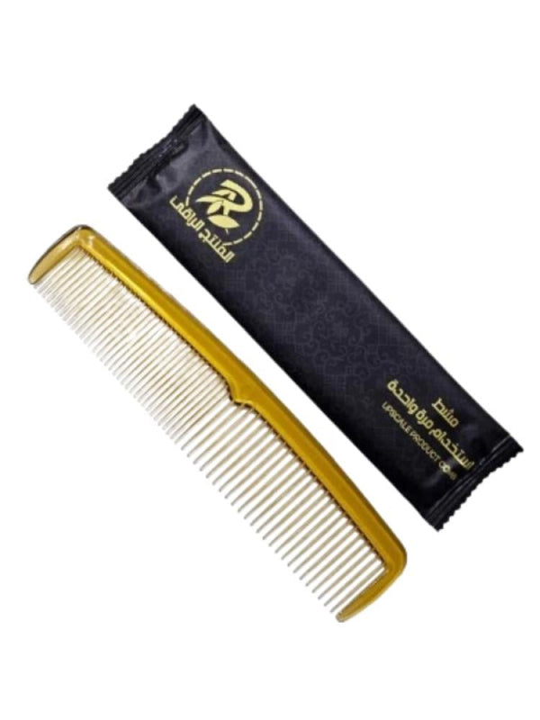 Al Raqi Disposable Brown Comb - Single-Use, Travel Friendly