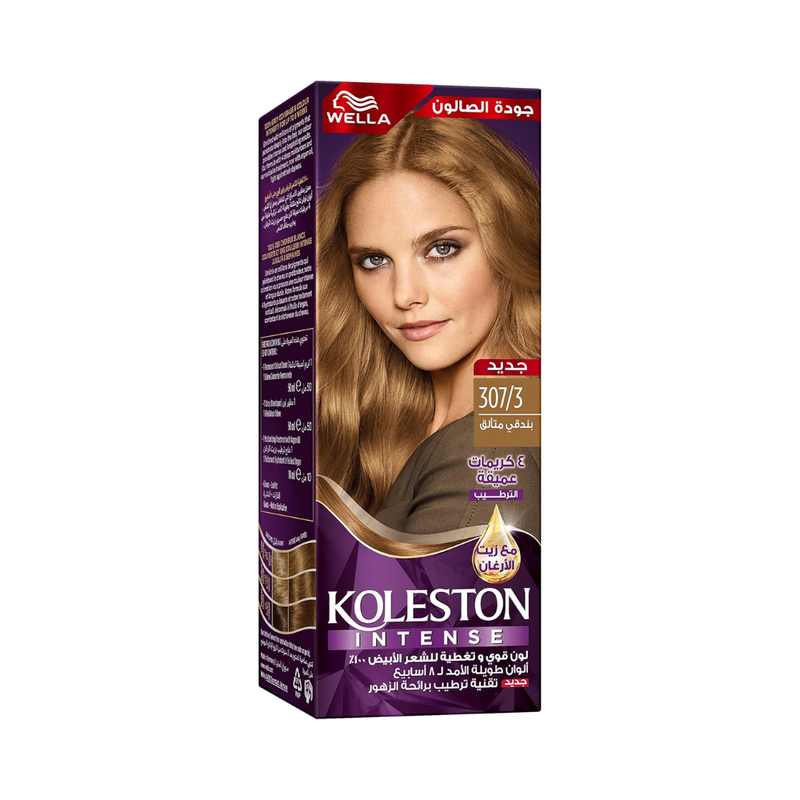 Wella Koleston Permanent Hair Color 307/3 Shimmering Hazelnut 110ml