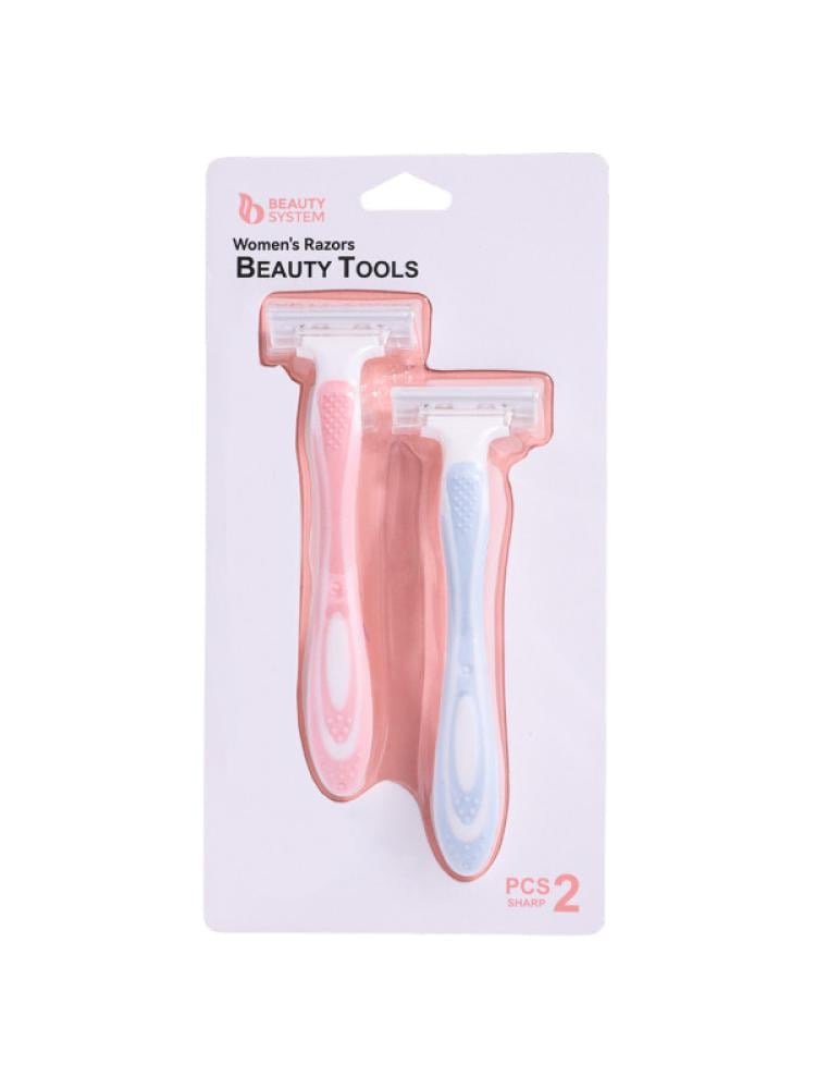 Women's Razor Blades 2-Pack Smooth Shave Beauty System Assorted Colours