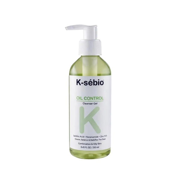 K-sebio Facial Cleansing Gel with Niacinamide and Salicylic Acid, 250ml