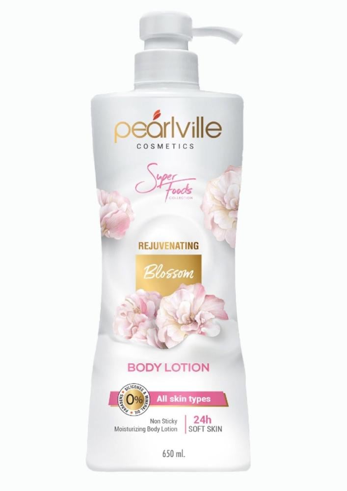 Body Lotion Rejuvenating Blossom Hydrating Shea Butter Pearlville Cosmetics 650m