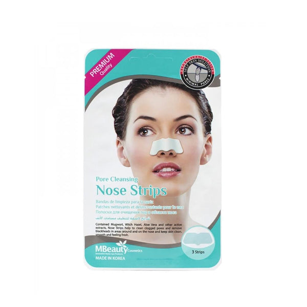 M Beauty Nose Pore Cleansing Strips, Blackhead Removal, 3 Count